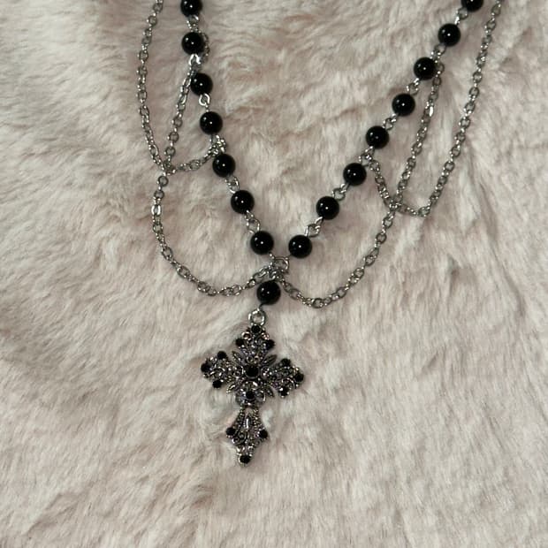 Gothic cross necklace