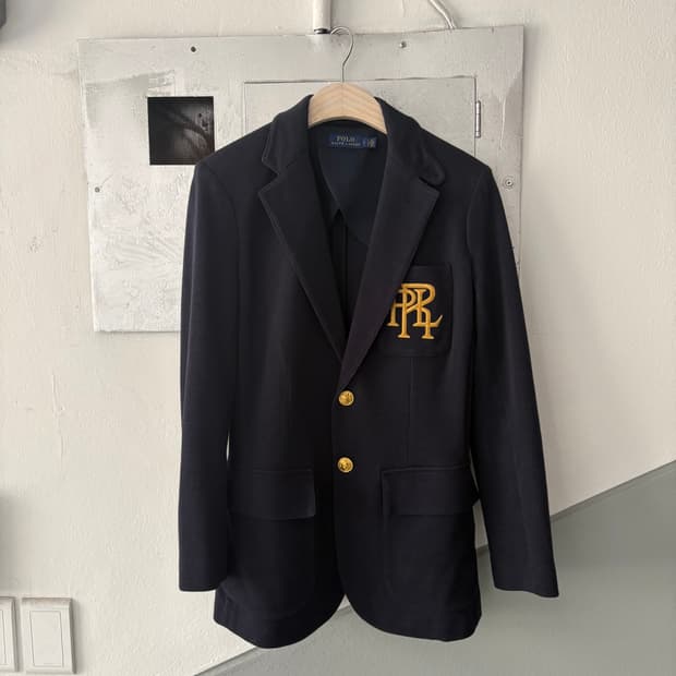 폴로 랄프로렌 자수 앰블럼 자켓