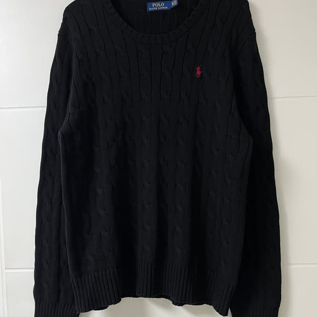 폴로 꽈베기 니트 폴로 케이블 니트