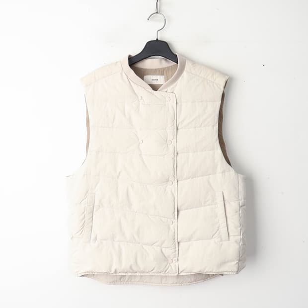 66/시스템 구스다운 패딩 조끼