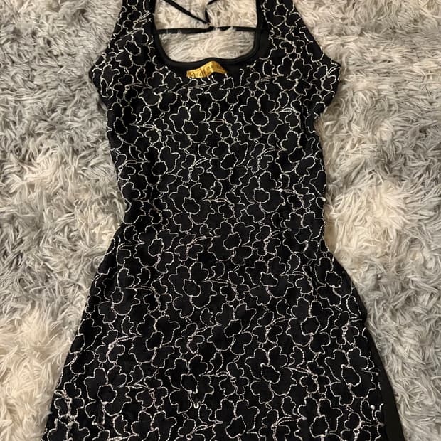 세실맥비 플로럴패턴 갸루 슬리브리스 원피스 