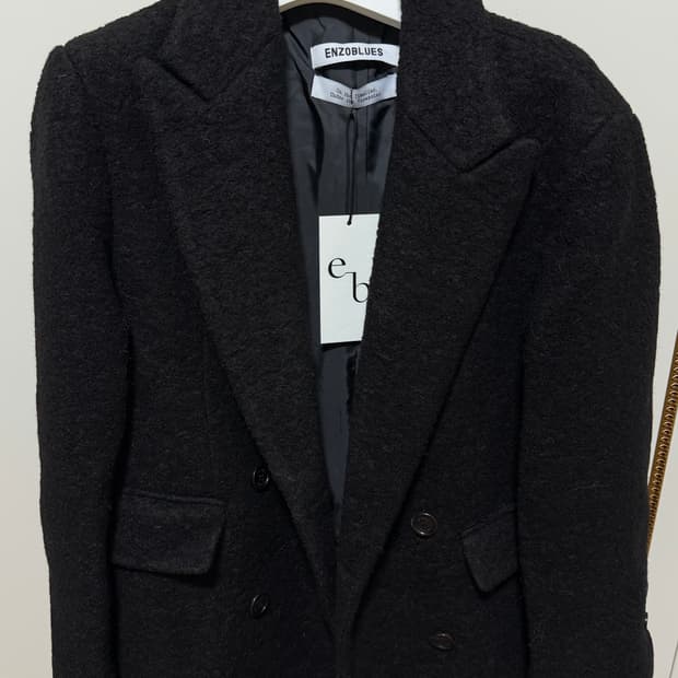 엔조블루스 롱코트 밤색
