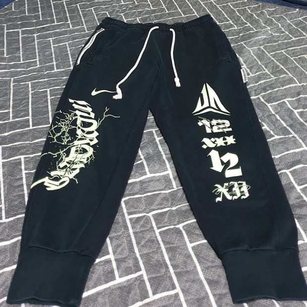 나이키 자 스탠다드 이슈 드라이핏 농구 조거팬츠 블랙 (XL)