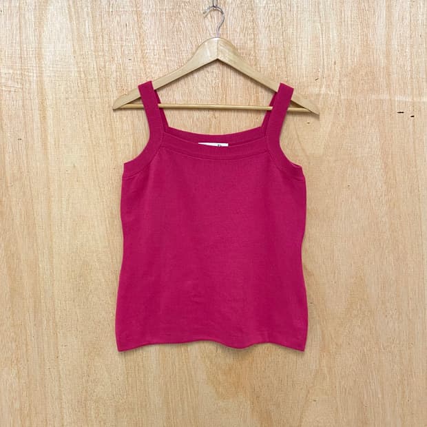 80~90‘s CHRISTIAN DIOR knit sleeveless