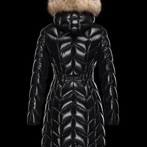 몽 클 레 르 블랙 유광 롱패딩 자켓(00/44)