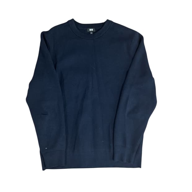 유니클로 니트 네이비