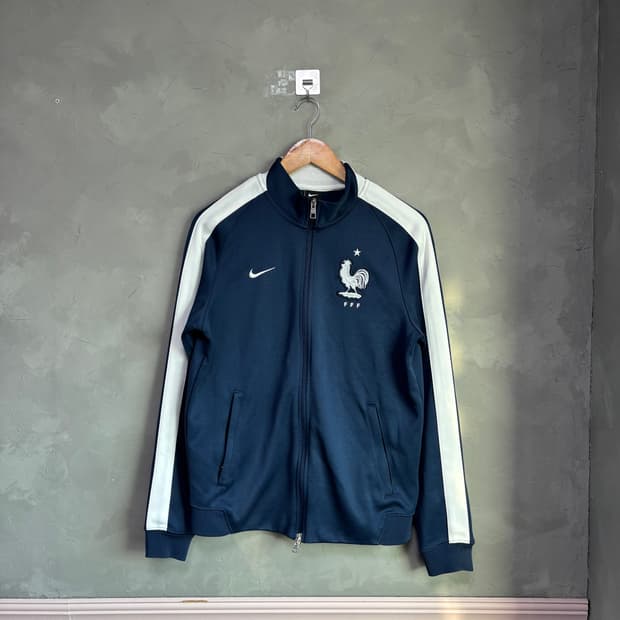 나이키 프랑스 져지 트랙탑 네이비 화이트