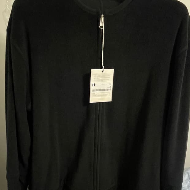 해칭룸 리버시블 가디건 블랙