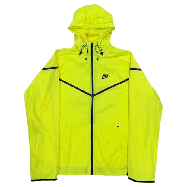 14FW 나이키 테크 에어로쉴드 윈드러너 형광 바람막이 자켓 XL 105