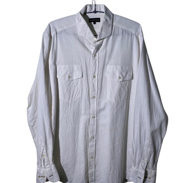 alexander julian 린넨 코튼 셔츠