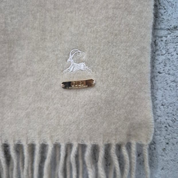 고비 캐시미어 100% 오가닉 산양자수 머플러