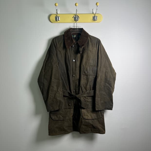 Barbour 바버 솔웨이 지퍼 왁스 자켓 36