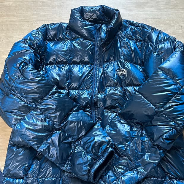 스투시 미드웨이트 퍼퍼 로얄 xxl