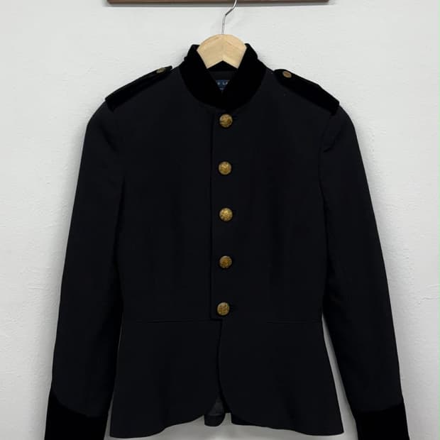 [2] 랄프로렌 아카이브 이테리 메이드 트위드 자켓