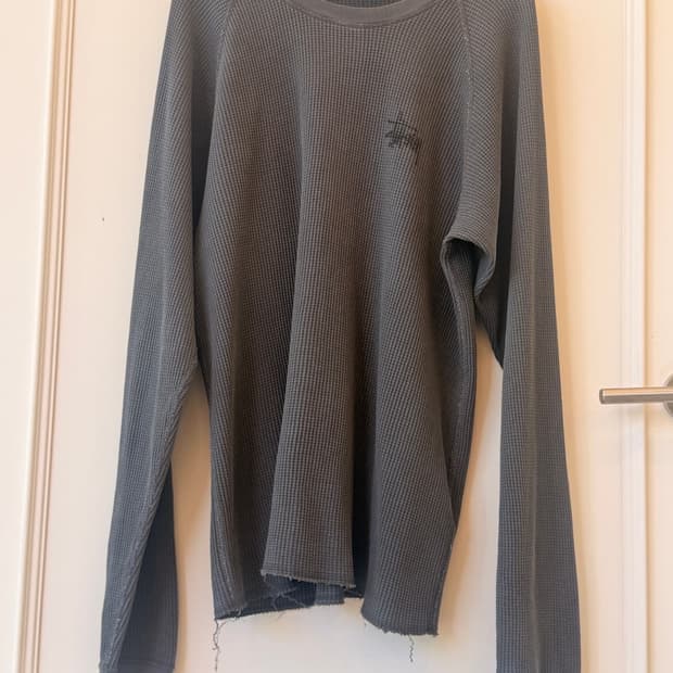 :스투시(stussy) 래글런 써멀 롱슬리브 크루