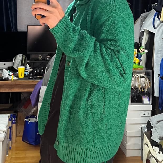 앤더슨벨 더현대 익스클루시브 가디건 Green M