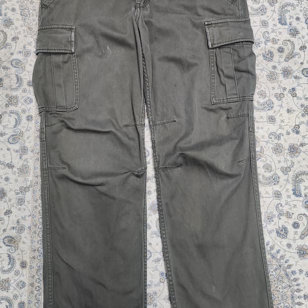 유니클로 밑단 스트링 카고 팬츠 L (34-36)
