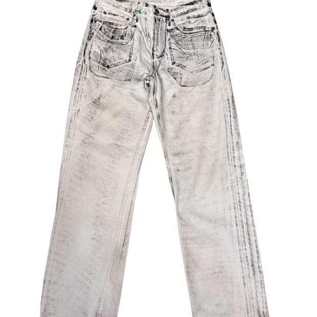 캘빈클라인 MM6st 프린팅 데님팬츠  