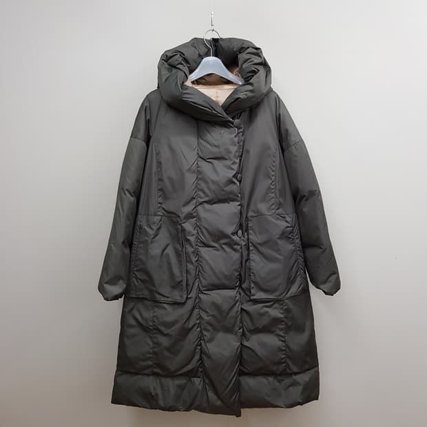 디오네 Dione 2021 구스다운 리버시블 롱패딩 S사이즈