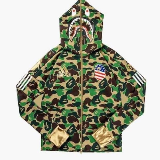 아디다스 x 베이프 샤크 후드집업