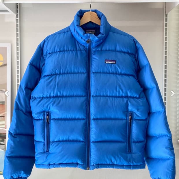 04s 빈티지 파타고니아 패커블 구스다운 블루 Msize