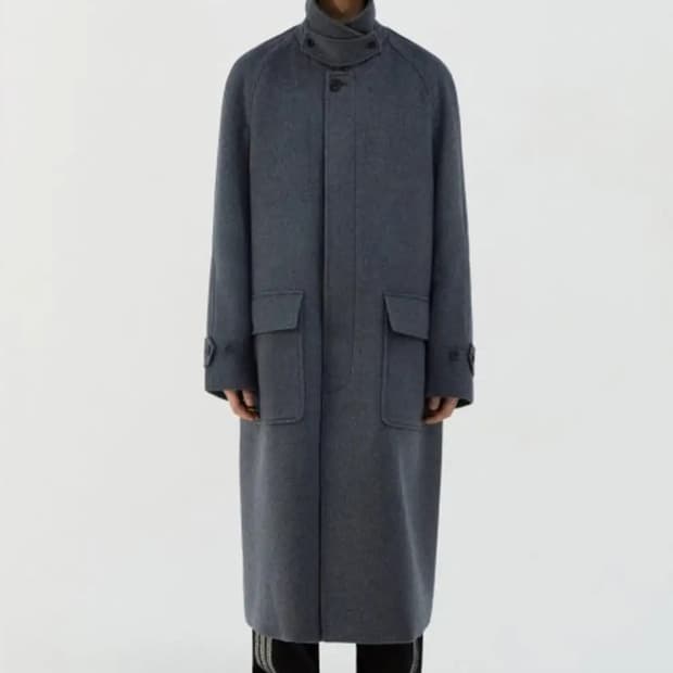 비바스튜디오 오버핏 롱 코트 남자100~105