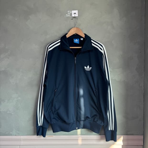 아디다스 파이어버드 져지 트랙탑 네이비