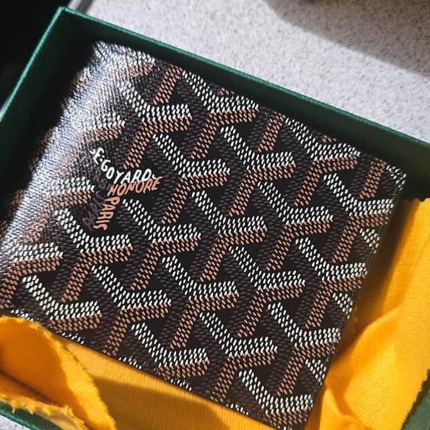 고야드 반지갑 정품 / 박스, 더스트 포함