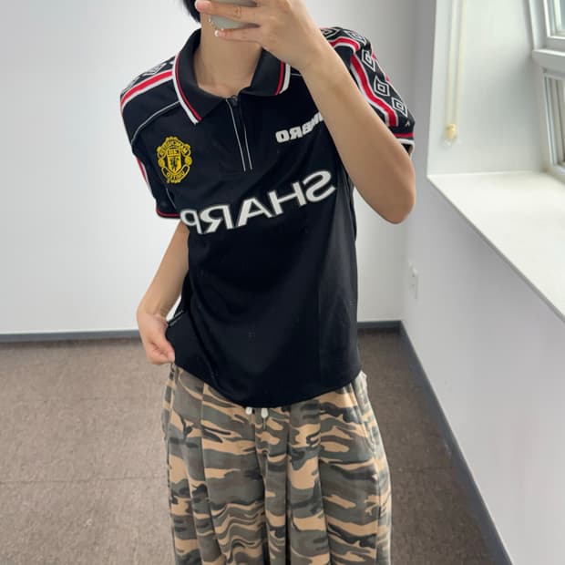 Umbro 엄브로 맨체스터 블랙 반팔 유니폼  