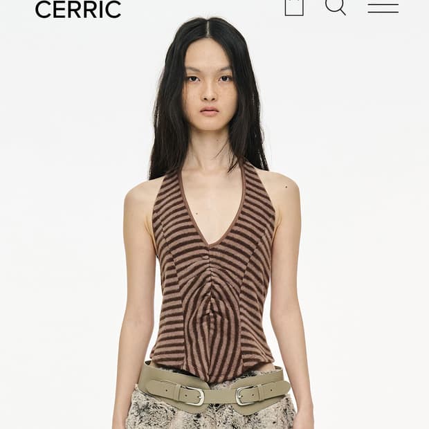 [구함]세릭 슬리브리스 홀터넥