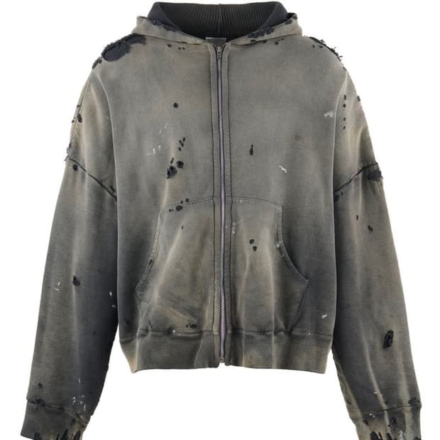 세인트 마이클 25ss 더블 페이스 집업 후디 판매합니다.