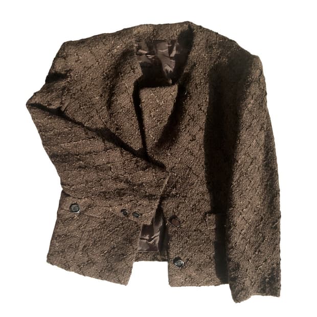 Brown Tweed Jacket 갈색 트위드 자켓
