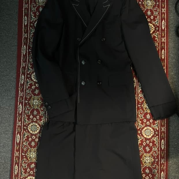 comme des garcons homme plus 더블 도킹 코트