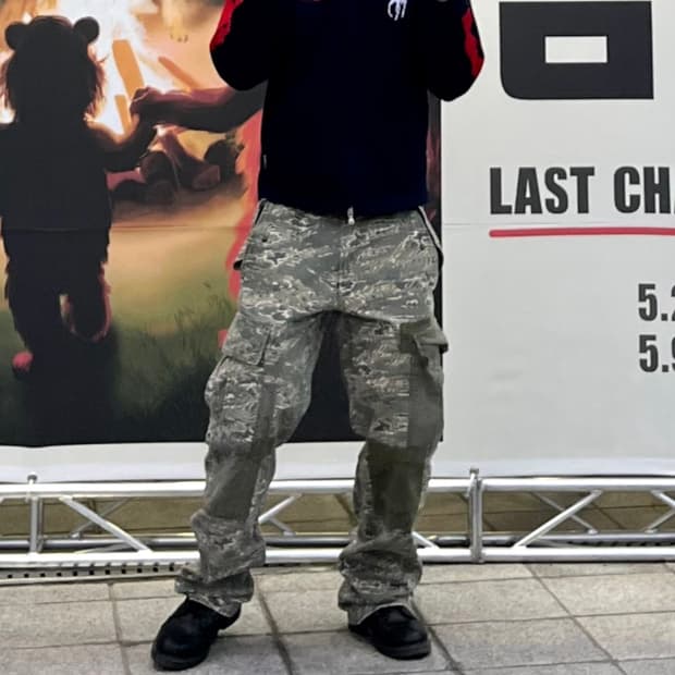 빈티지 카모팬츠 32 사이즈