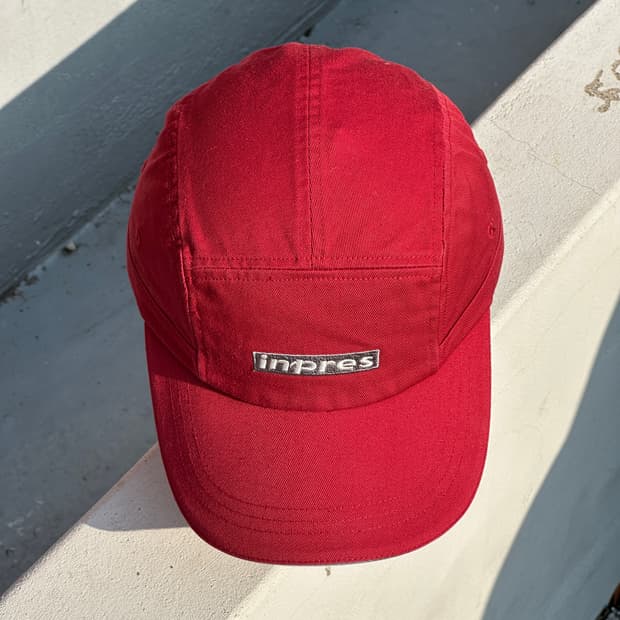 [F] 야마하 inpres 로고 레드 캠프캡 볼캡 모자 골프