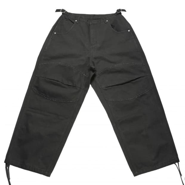 MJD CANVAS 3D KNEE PANTS CHARCOAL L size