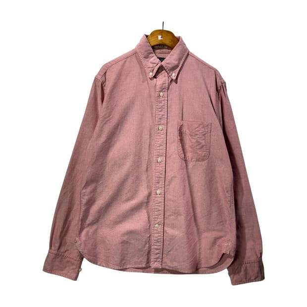 [SUGAR CANE] 슈가케인 USA 핑크 버튼다운 옥스포드 셔츠