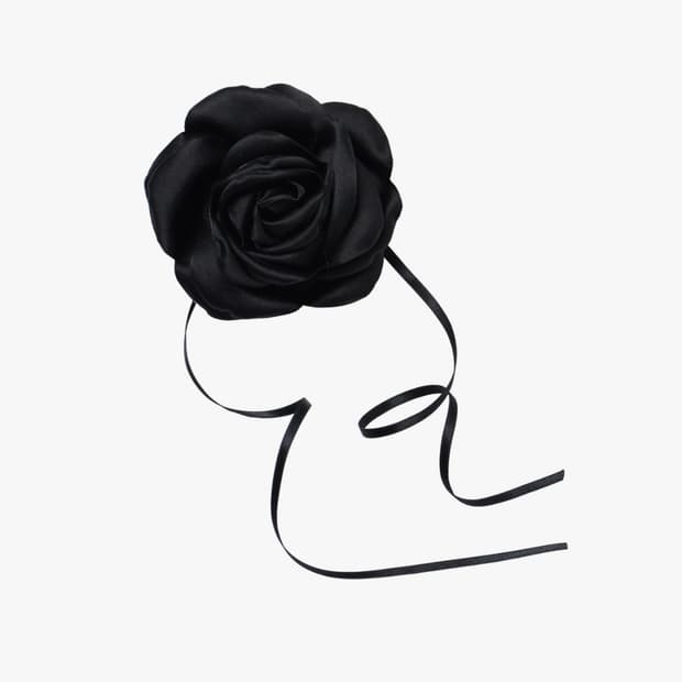 새상품 카하라 새틴 로즈 제트 블랙 발레 코어 발레리나 키링