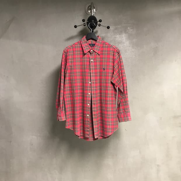 폴로 랄프로렌 체크 셔츠 M