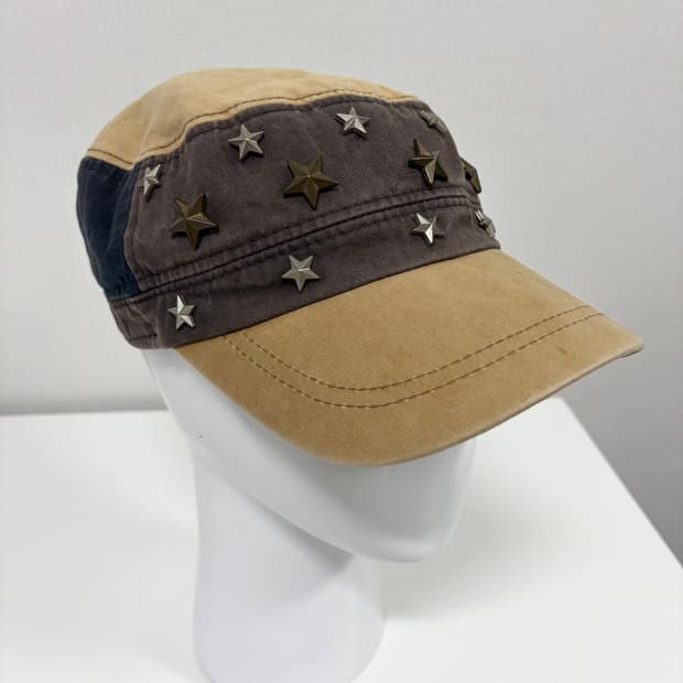 y2k 땡땡이 별 빈티지 모자