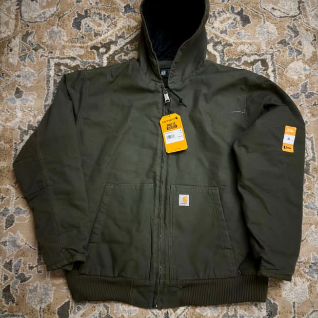 [칼하트] 104050 워시드 덕 액티브 자켓 - MOS(모스) XL