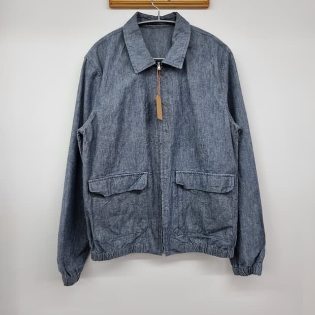 A.P.C 아페쎄 샴브레이 헤링턴 자켓