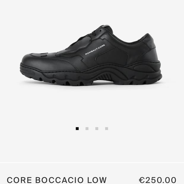 롬바웃 core boccacio low 블랙 42