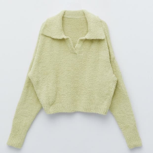 마뗑킴 피케 카라 니트