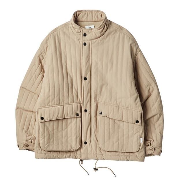레투 Le2 오버 퀼팅 자켓 베이지 S