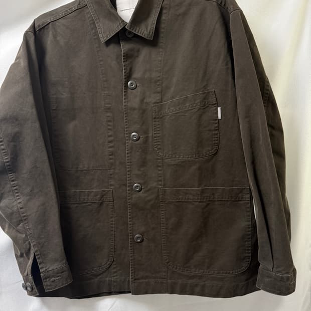 에스피오나지 몰스킨 프렌치 워크자켓 브라운 남자 M사이즈