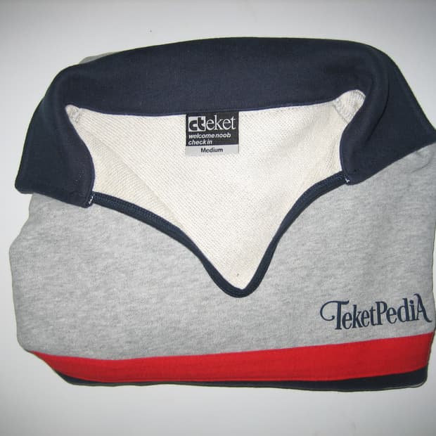 [M] 테켓 language sweatshirt melange gray