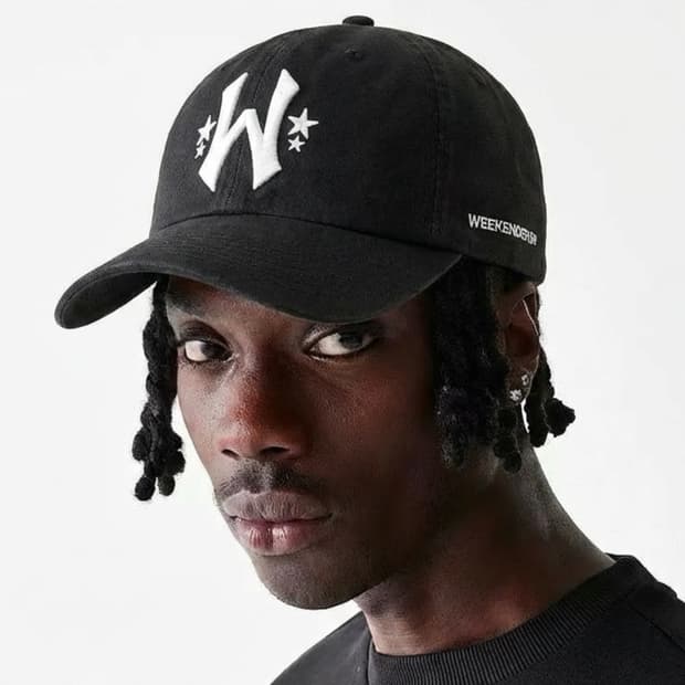 위캔더스 W로고 볼캡 블랙