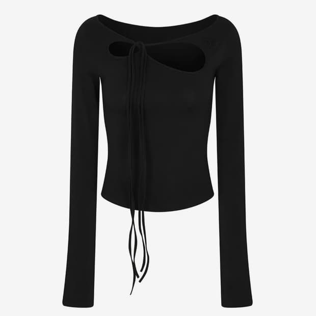 페인오어플레져 오키드 탑 블랙 M