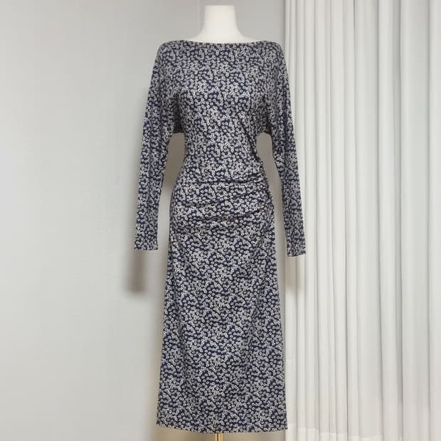 비비안웨스트우드 원피스 드레스 코튼스판 셔링 (55/표기M) 택달린새상품